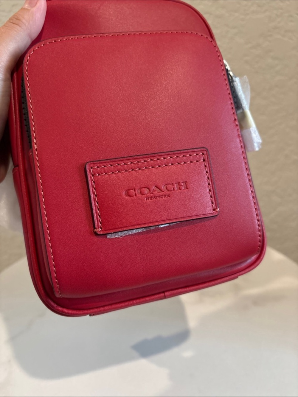Coach Red Racer Crossbody Sling Bag NWT - Picture 9 of 9